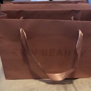 2  KKW Beauty bags